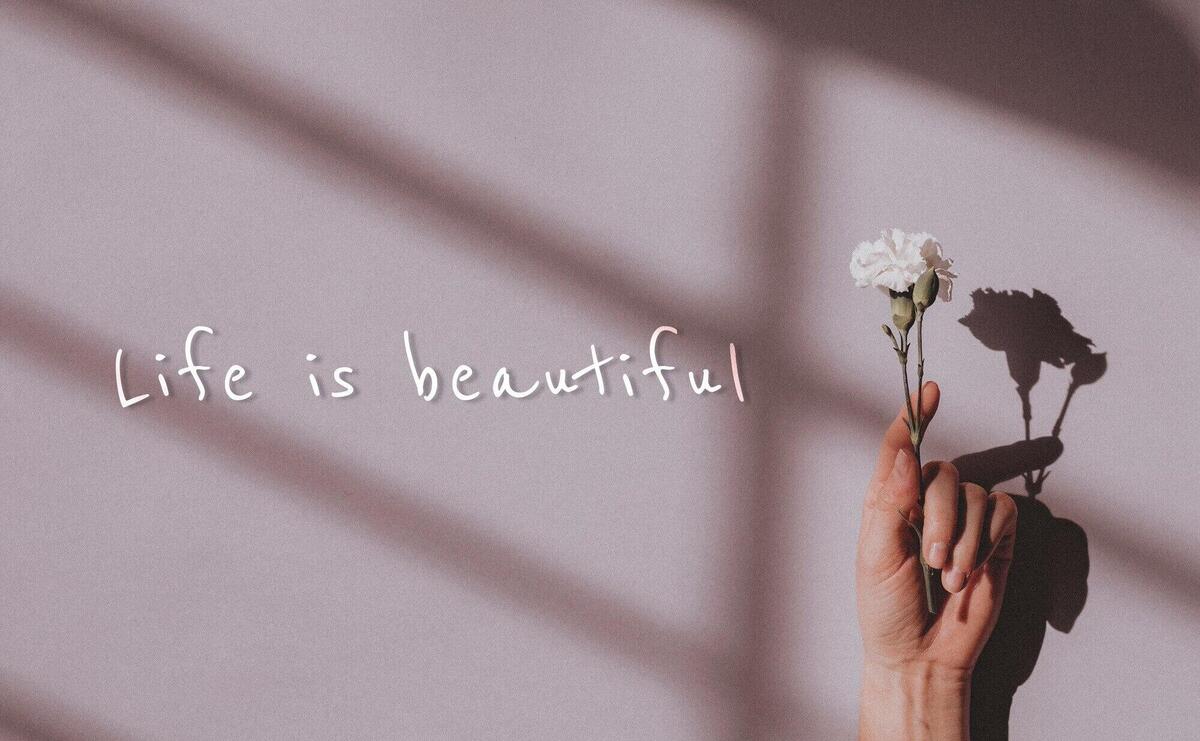 Life is beautiful quote