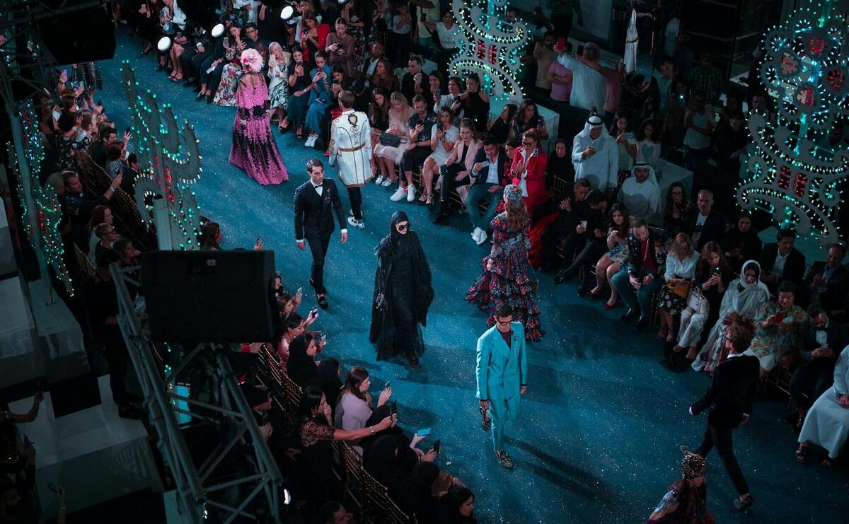 people fashion show on stage