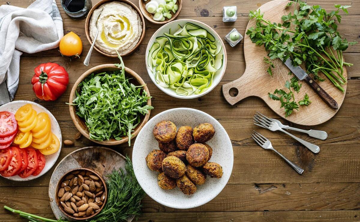 Sweet potato falafel recipe idea for vegan