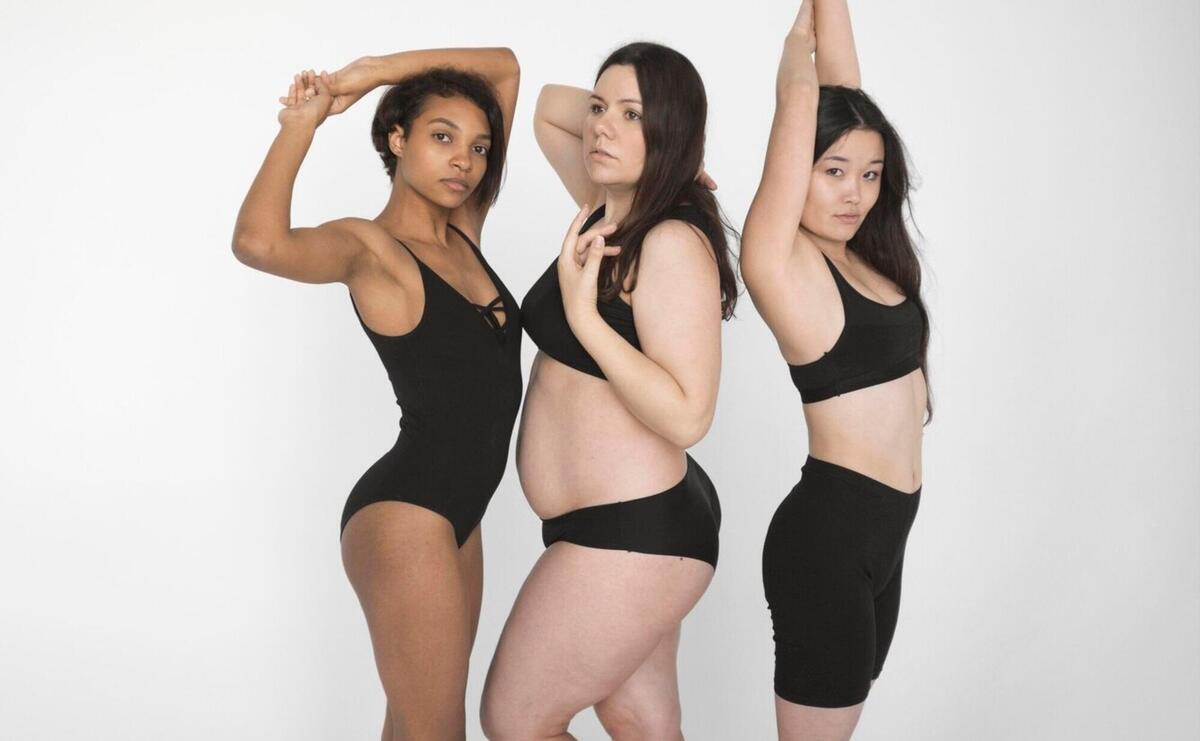 Beautiful portrait of women with all kinds of body