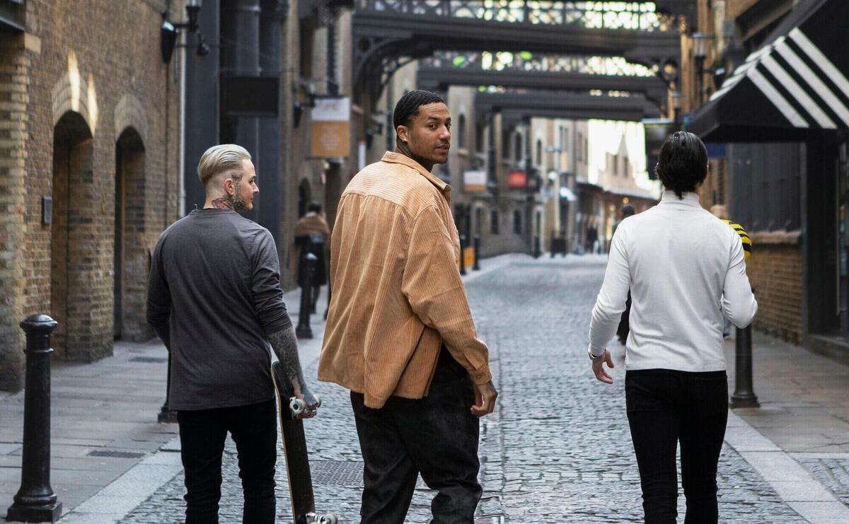 Young people on london streets